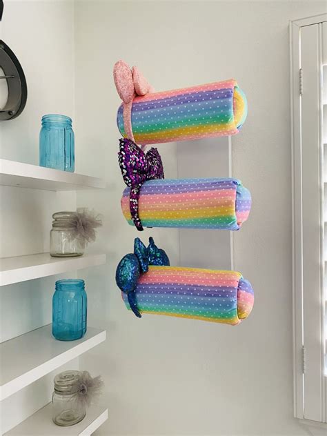 etsy headband holder|wall mounted headband holder.